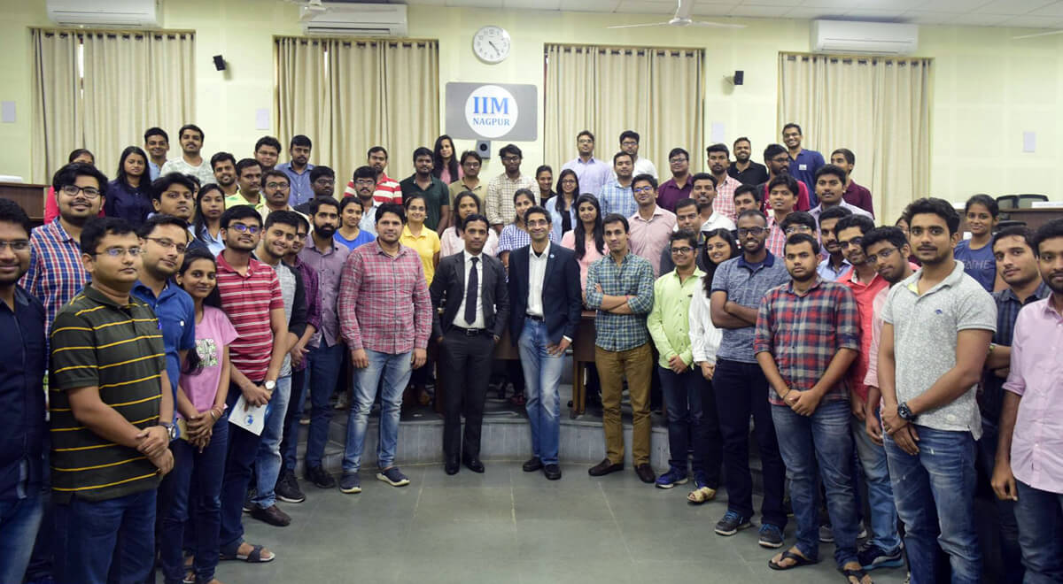 Students interact with masters from Capgemini