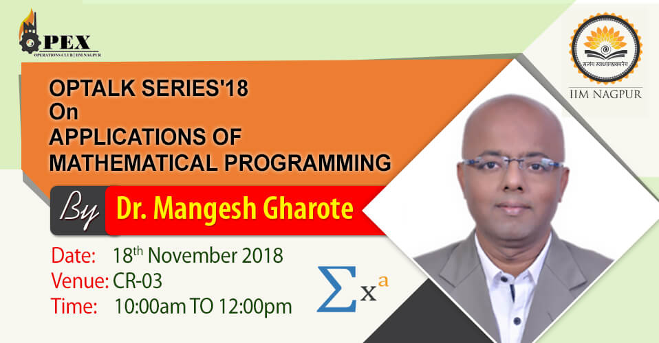 Guest Session By Dr. Mangesh Gharote