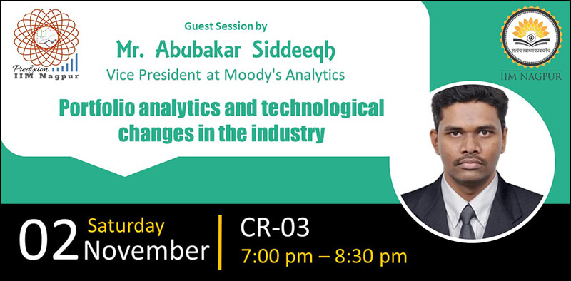 Guest Session: Mr. Abubakar Siddeeqh, Moody’s Analytics