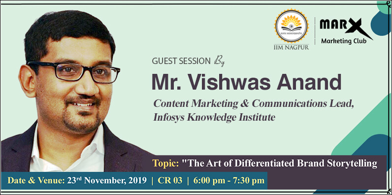 Guest Session: Mr. Vishwas Anand