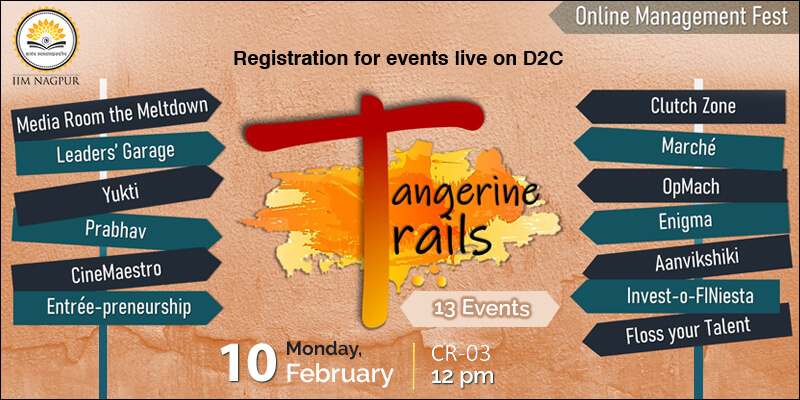 IIM Nagpur Presents Tangerine Trails 2020