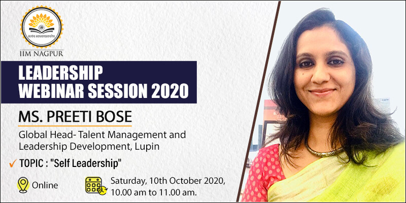 Guest Session: Ms Preeti Bose (Lupin)