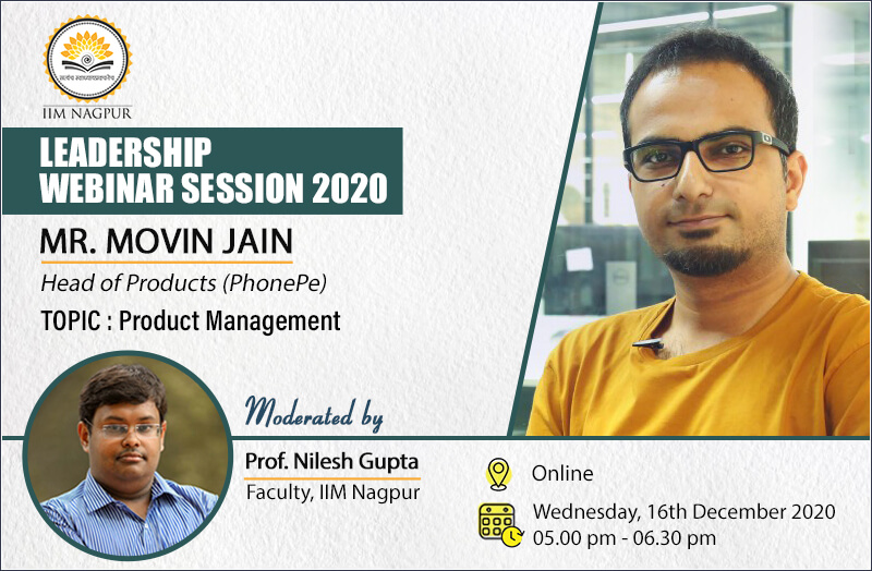 Leadership Webinar Series 2020: Mr Movin Jain...