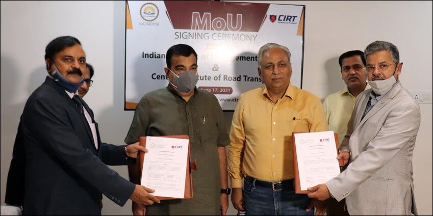 IIM Nagpur and CIRT Pune Sign Memorandum...
