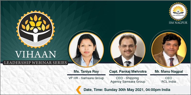 Leadership Webinar Series Vihaan 2.0: Ms. Taniya...