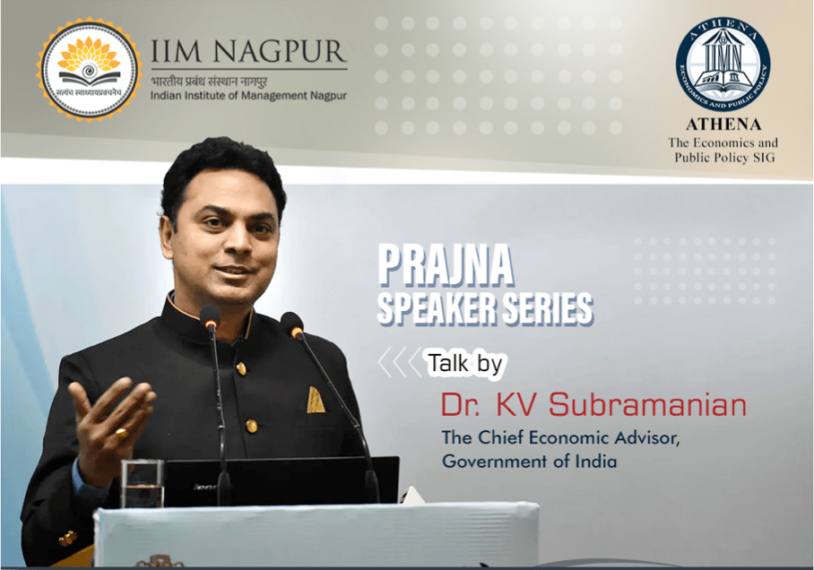Prajna Speaker Series: Dr. KV Subramanian (Chief Economic Advisor, GoI)