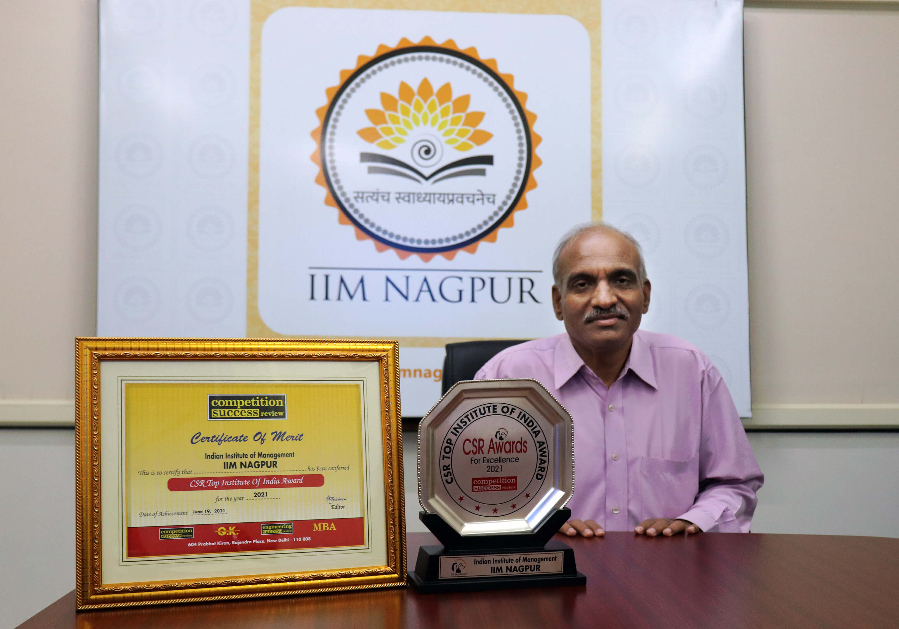 IIM Nagpur receives Top Institute of India...
