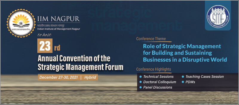 IIM Nagpur to host 23rd Annual Convention of the Strategic Management Forum