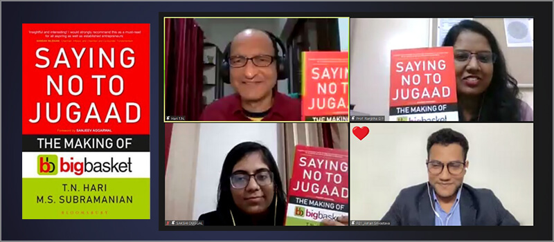 Insightful and engaging discussion with Mr. Hari T.N., Head of HR at BigBasket, “Saying No to Jugaad: The Making of BigBasket”