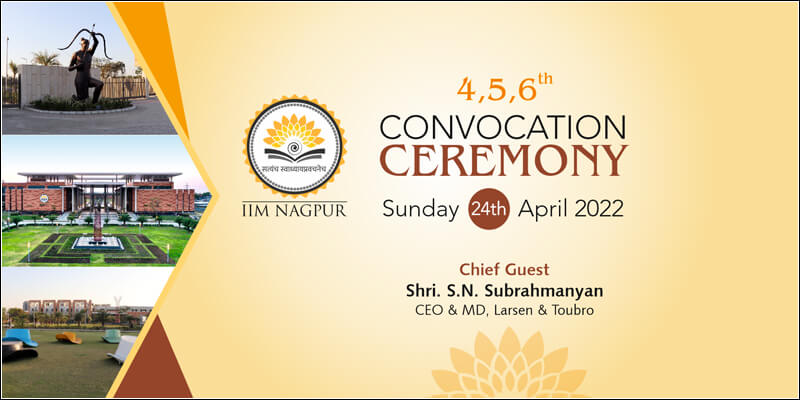 IIM Nagpur 4th, 5th, 6th Convocation Ceremony