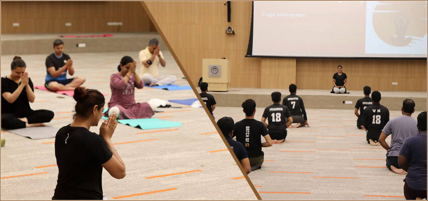 IIM Nagpur celebrates 8th International Yoga Day