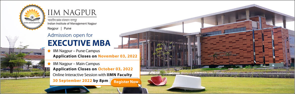 Applications open for IIM Nagpur Executive MBA Program