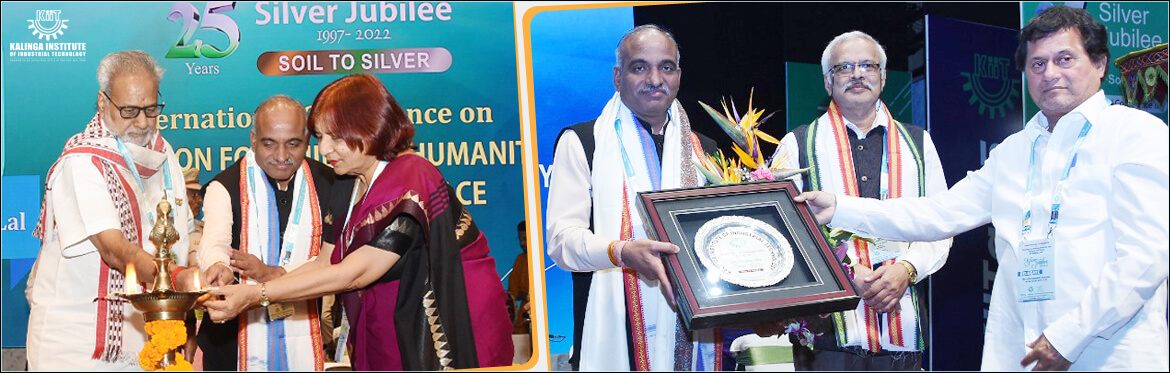 Dr. Bhimaraya Metri was honoured by KIIT University in the presence of Odisha Governor