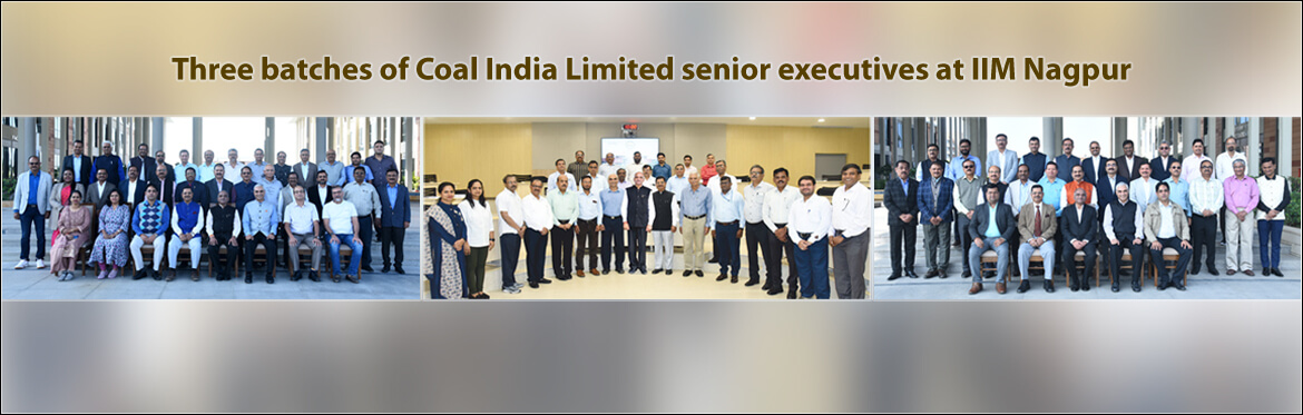 3 batches of CIL sr executives successfully completed ESG Mgmt program at IIM Nagpur