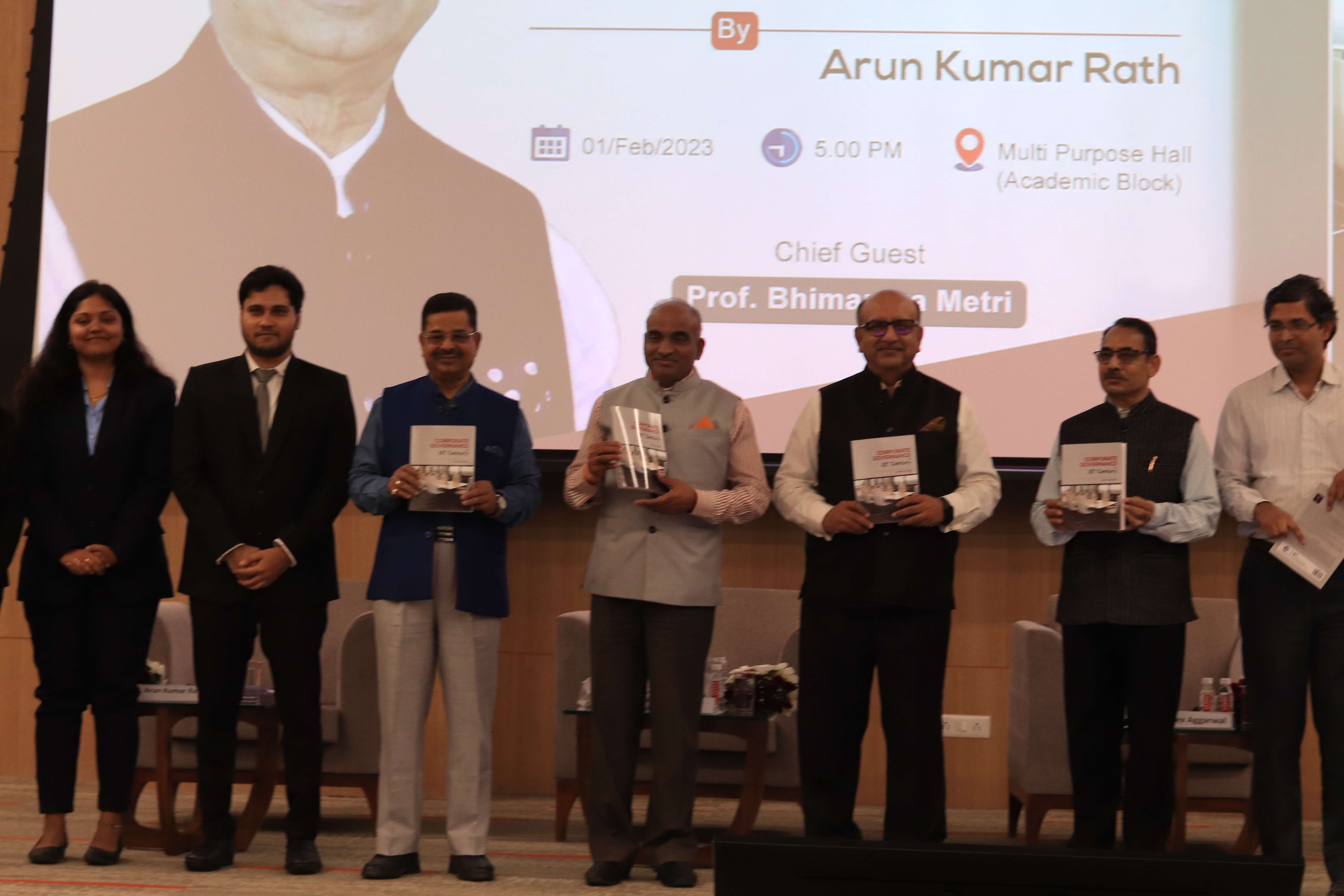 IIM Nagpur director launches Prof Rath’s book...
