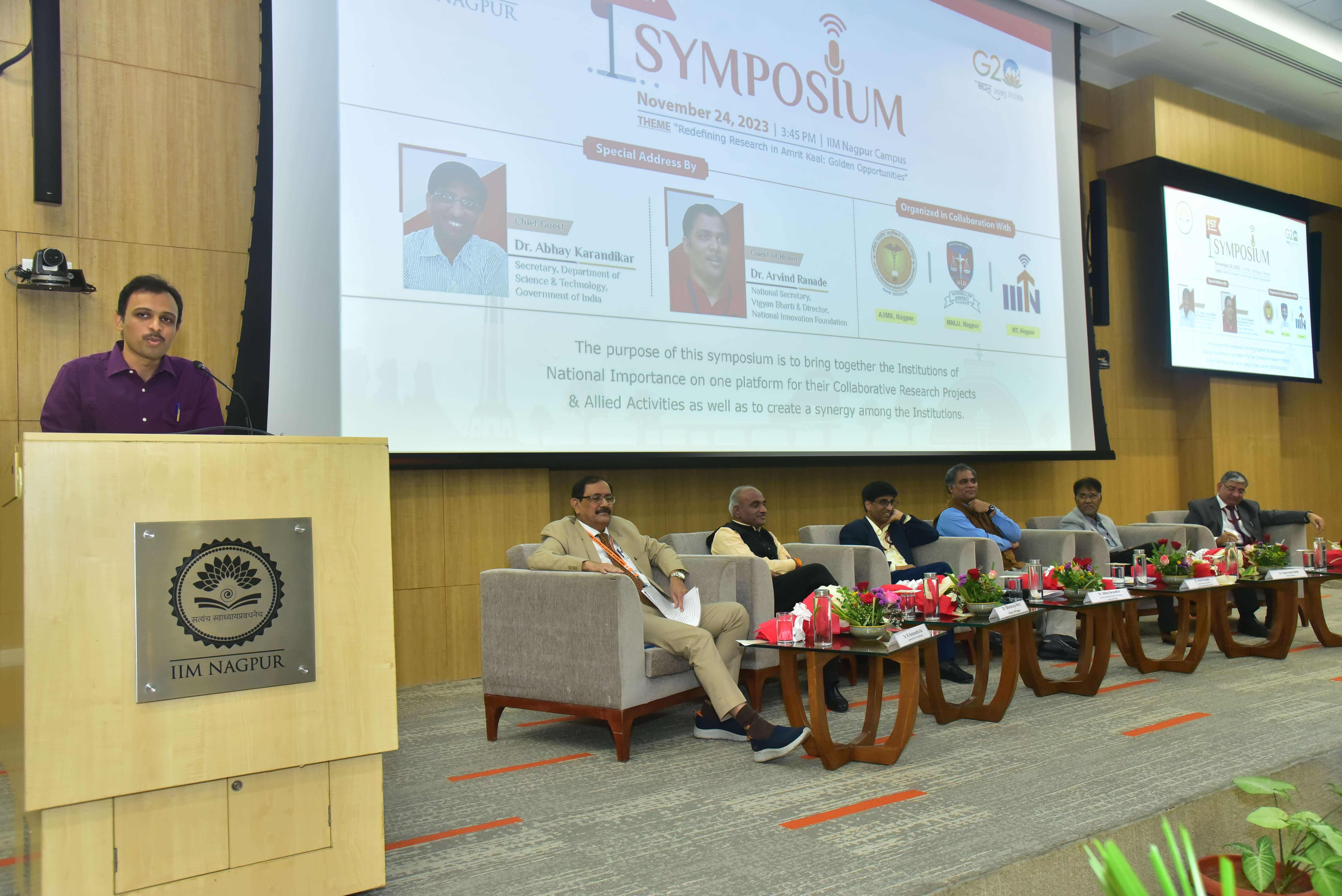 IIM Nagpur Hosts Inaugural Symposium, Pioneering Collaborative Research Initiatives