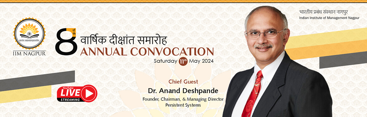 Persistent Systems, Chairman & MD, Dr. Anand Deshpande to be IIMN Convocation Chief Guest