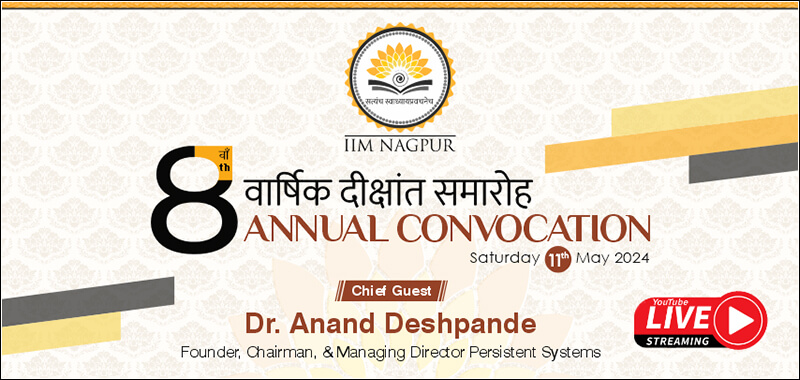 IIM Nagpur to Held 8th Convocation Ceremony on May 11